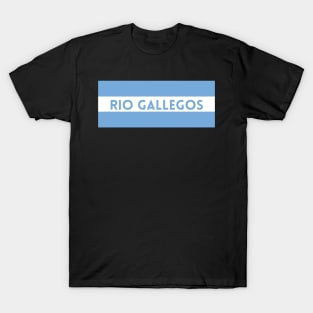 Rio Gallegos City in Argentina Flag T-Shirt